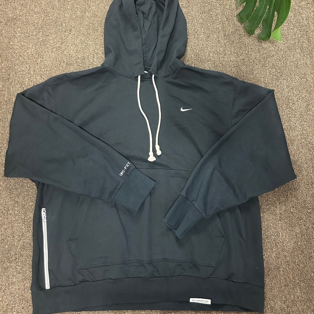Nike Dri-FIT Black and White Hoodie